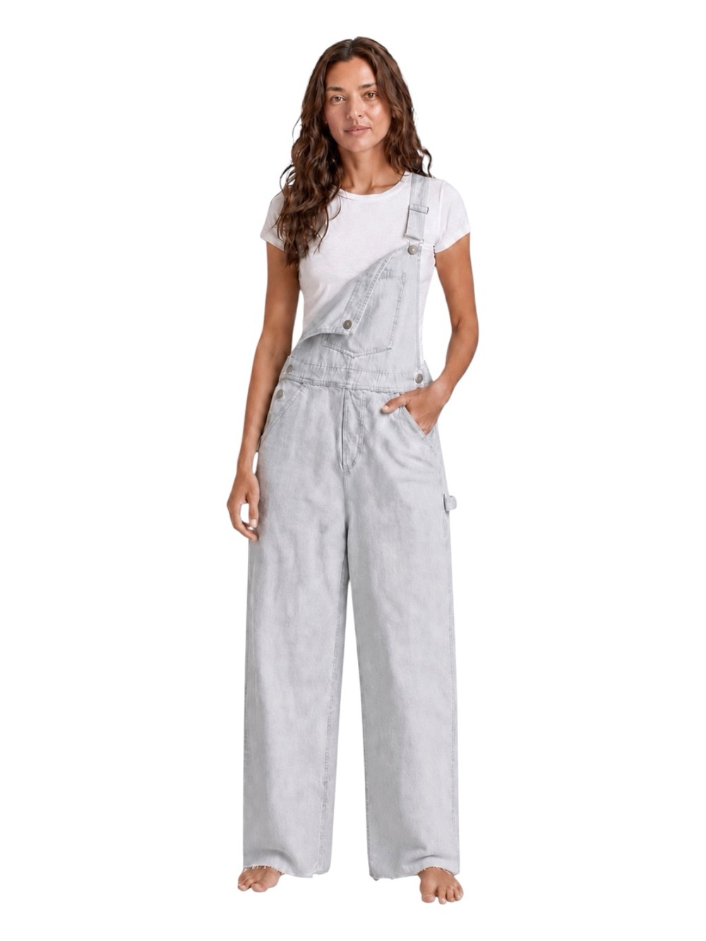 Levi’s Utility Overalls | Home Sweet Home Carpenter | Womens Medium | Light Blue